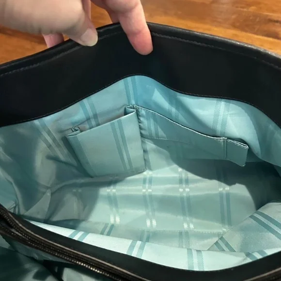 TUMI Nylon and Leather Travel Satchel - Picture 4 of 10